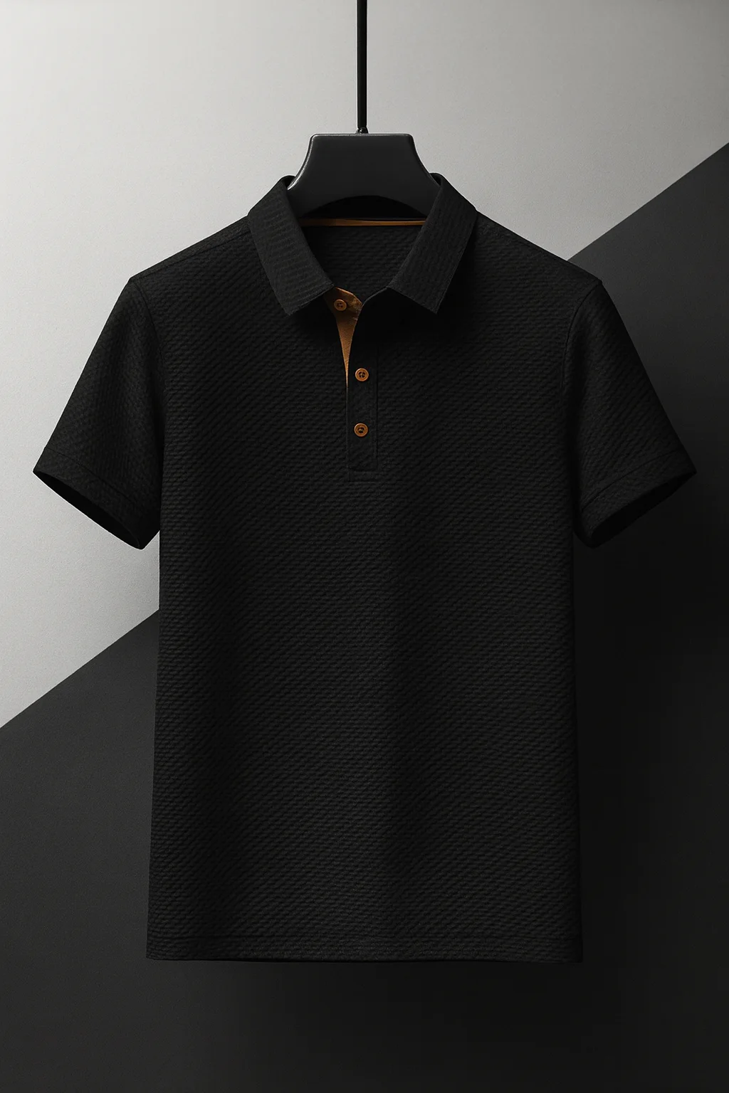 Verona Textured Button Polo — photo 1