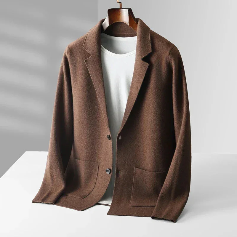 Napoli Lapel Knit Cardigan