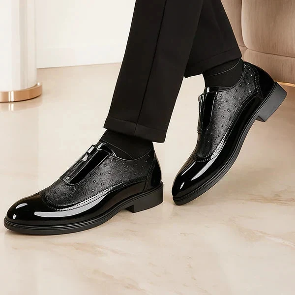 Oxford Ostrich Leather Shoes