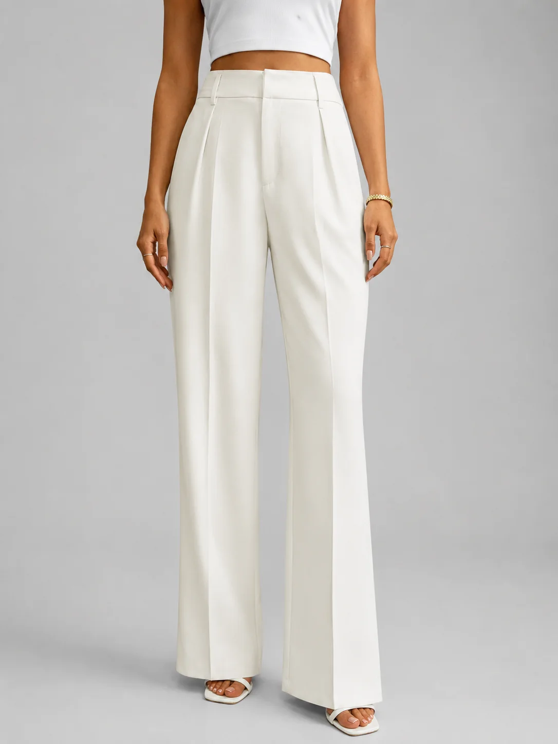 High Waist Wide Leg Trousers — photo 1