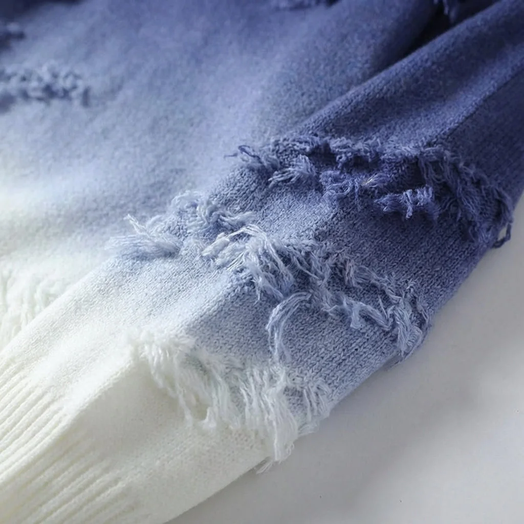 Favian Gradient Knit Sweater — photo 9