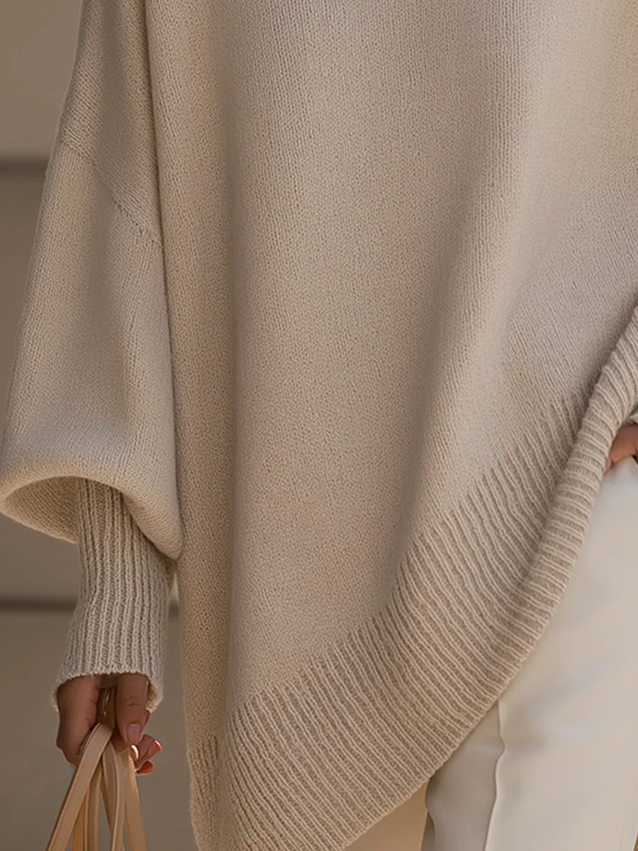 Alina Asymmetric Knit Sweater — photo 3