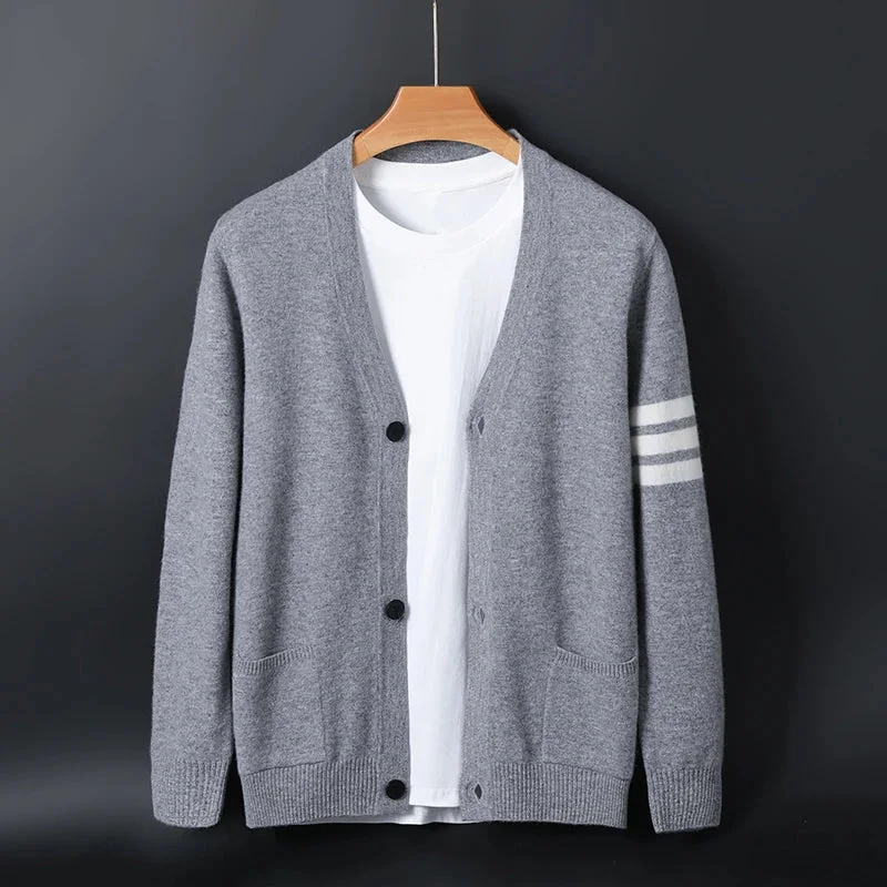 Luca Striped Sleeve Cardigan — photo 3