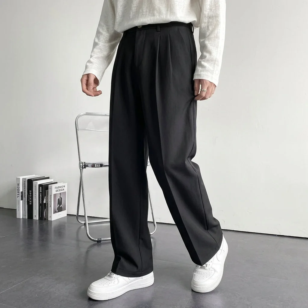 Heritage Pleated Trousers — Gray