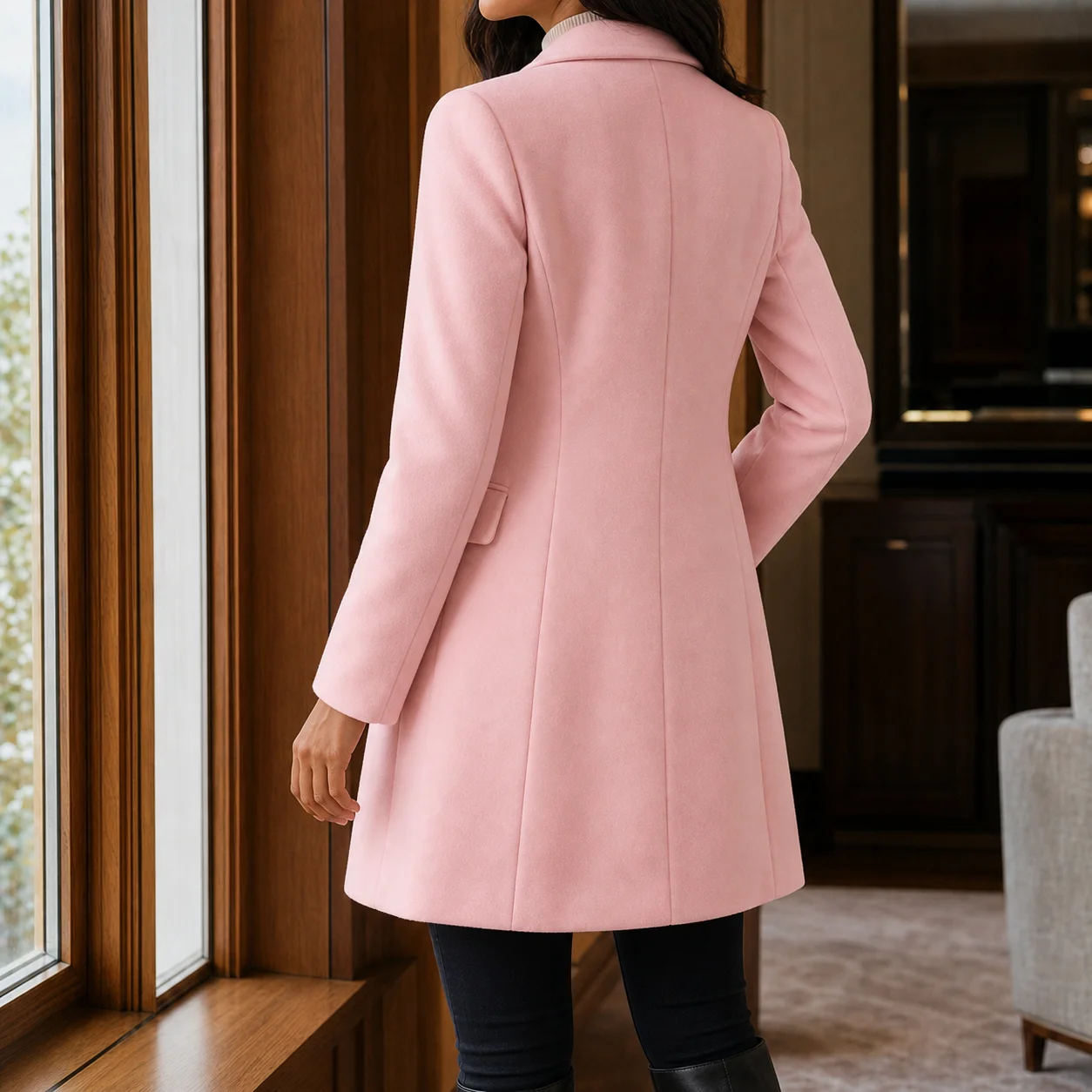 Simone Notched Lapel Coat — photo 1