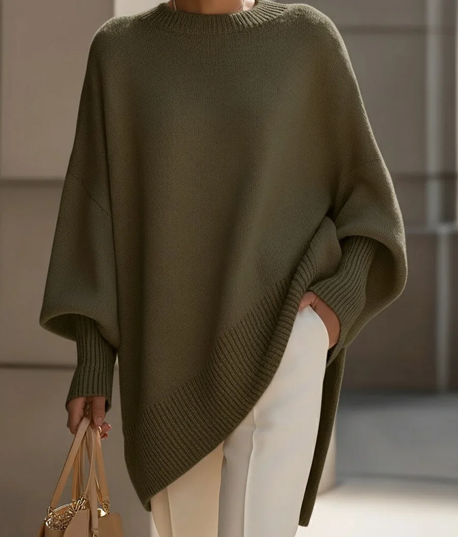 Alina Asymmetric Knit Sweater — photo 8