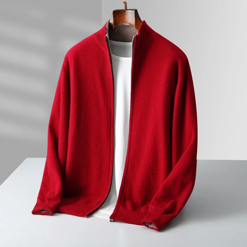 Olympus Zip Knit Cardigan