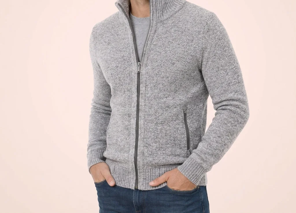 Antonino Zip Knit Jacket — photo 3