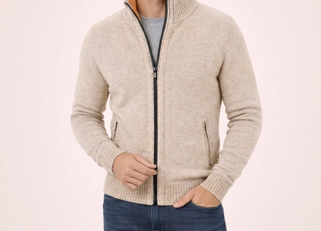 Antonino Zip Knit Jacket — photo 4