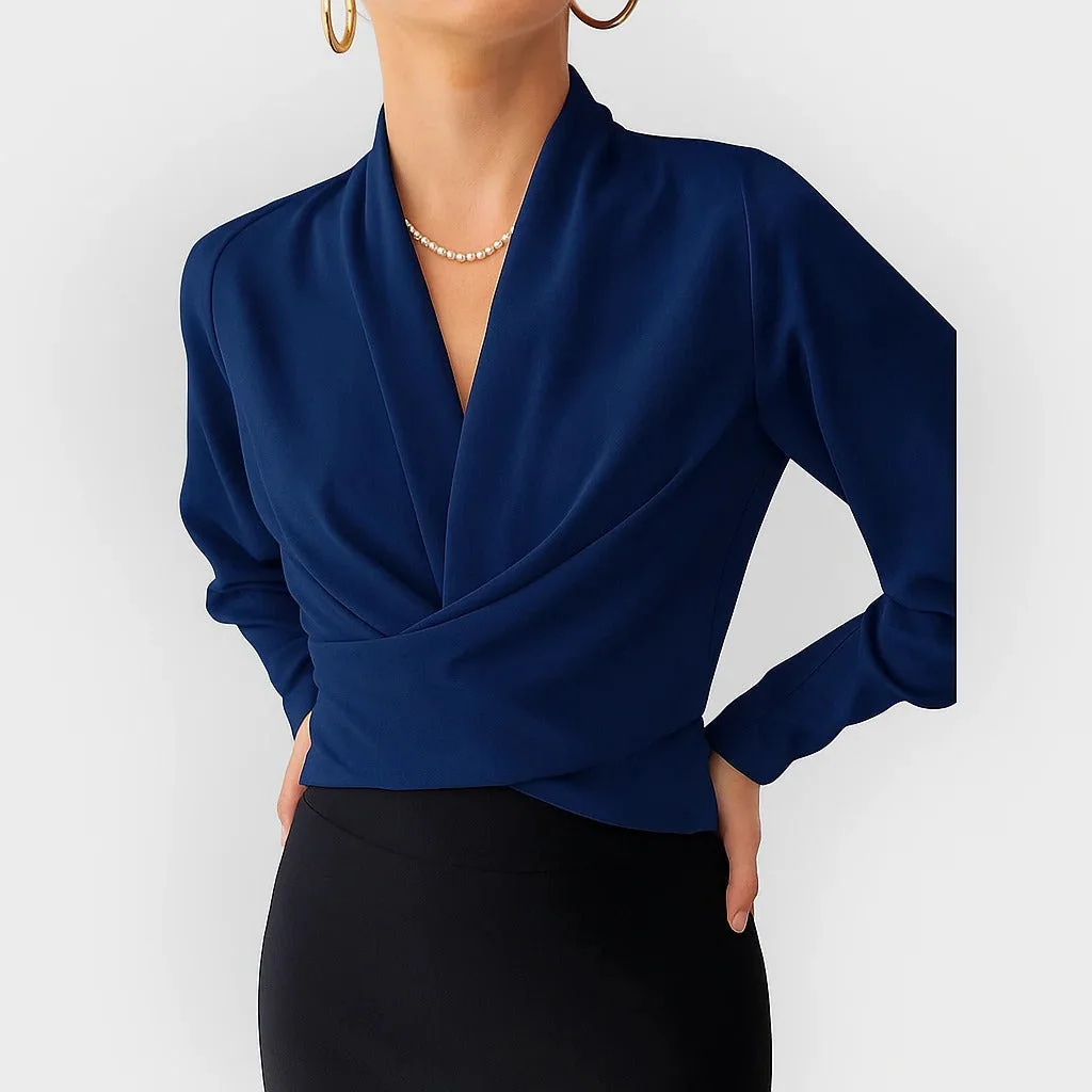 Marisol Crossover Blouse