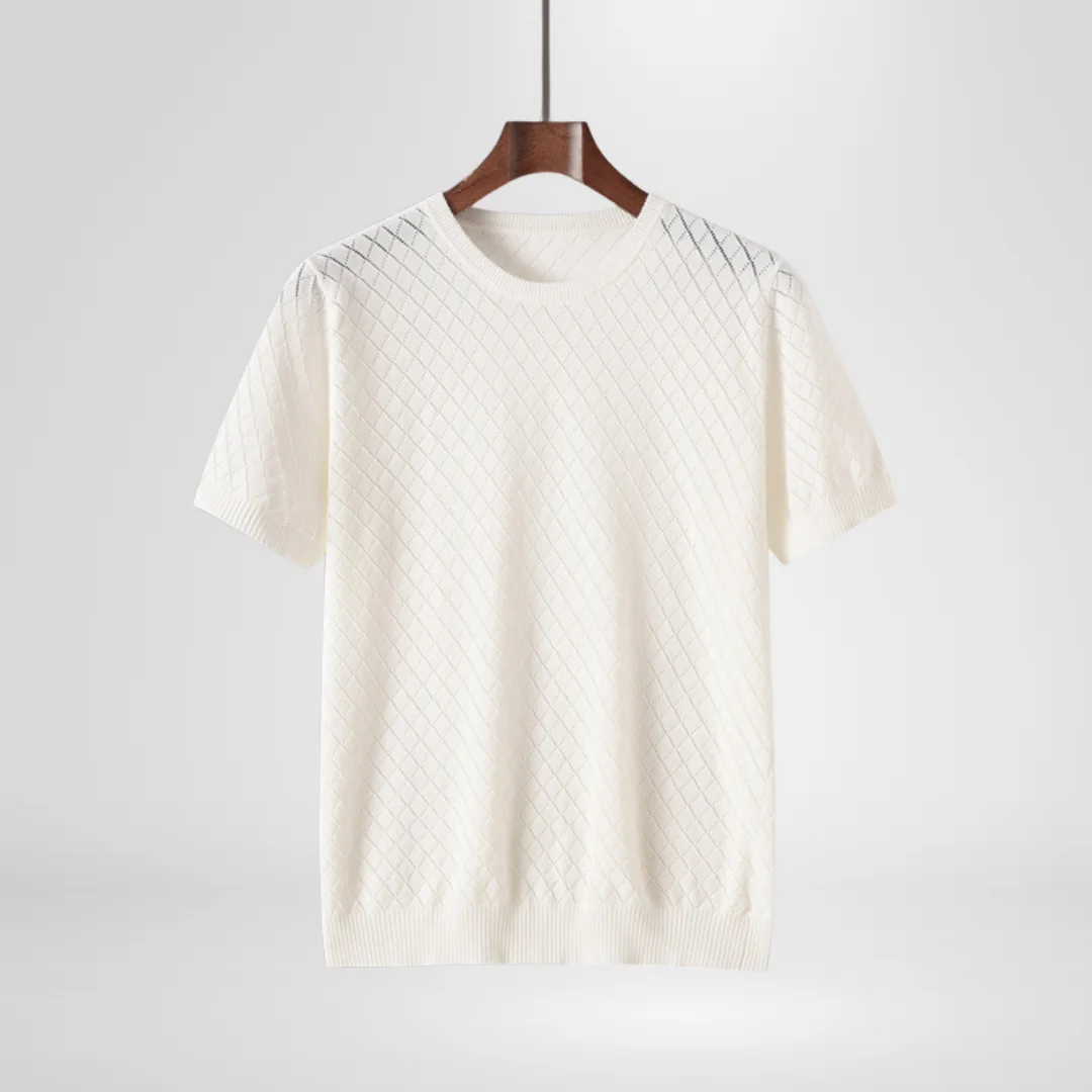 Harrison Diamond Knit Tee — photo 1