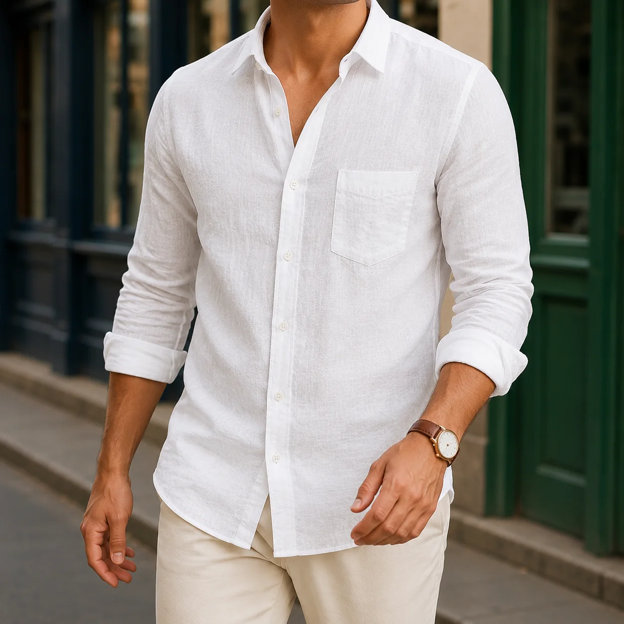 Claude Button-Front Shirt — photo 1