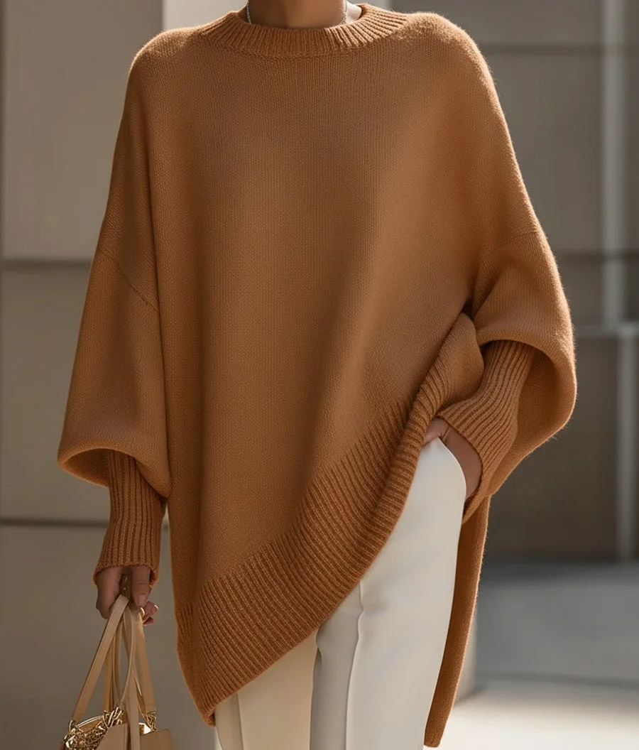 Alina Asymmetric Knit Sweater — photo 5