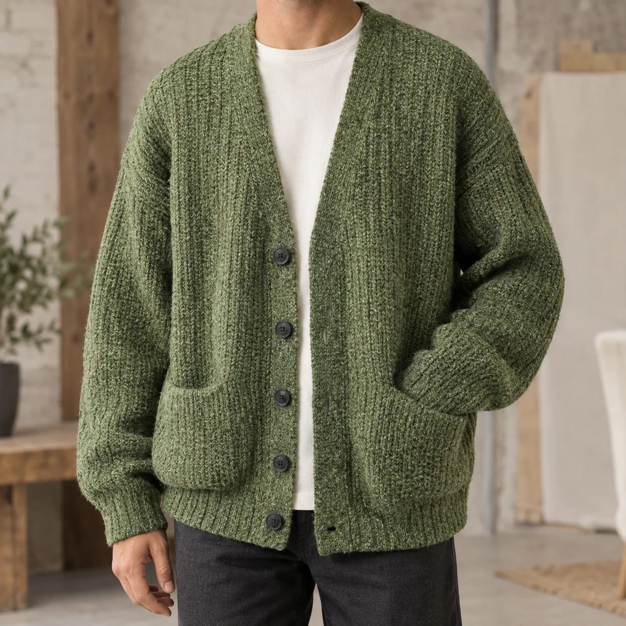 Wyatt Ribbed Cardigan