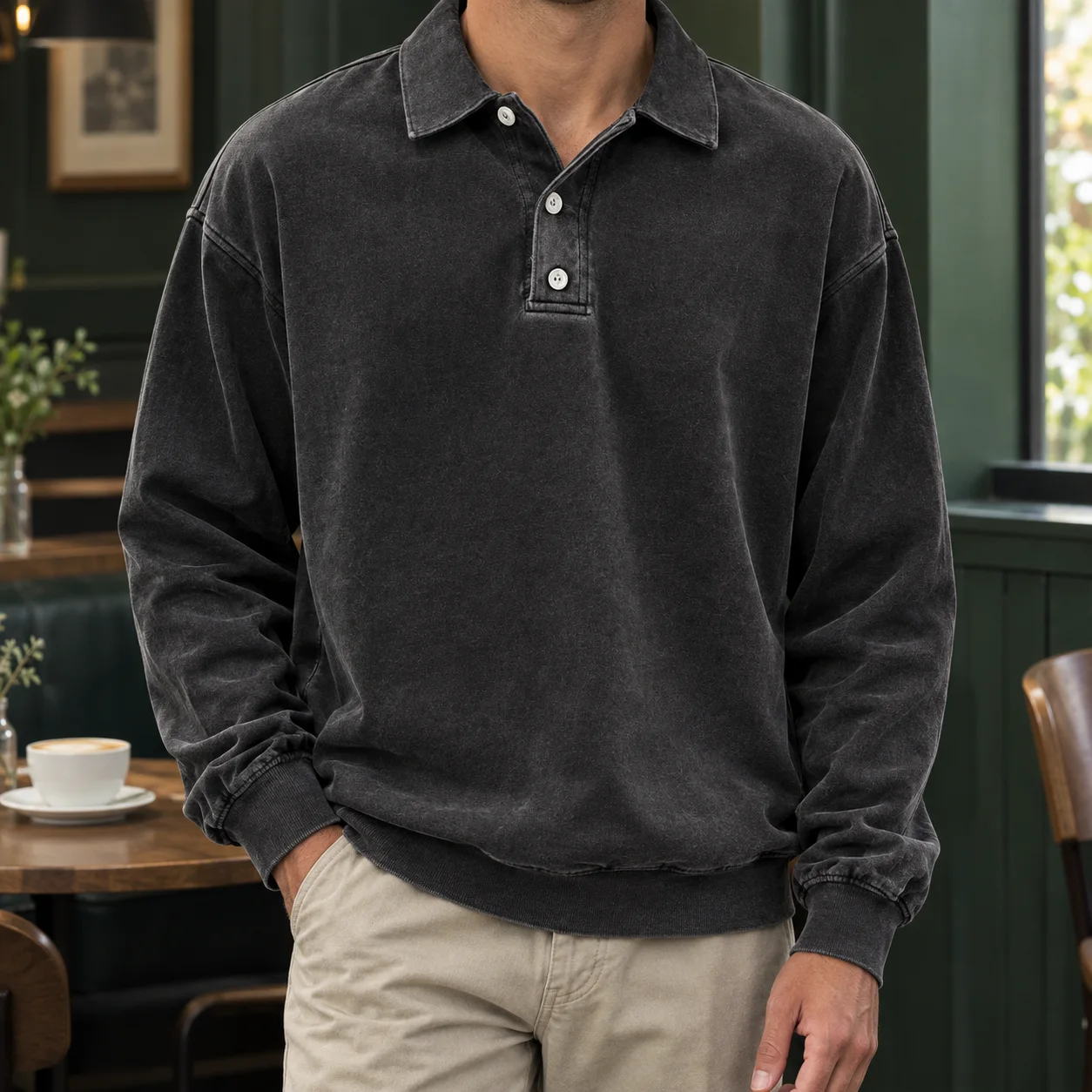 Dorian Long Sleeve Polo