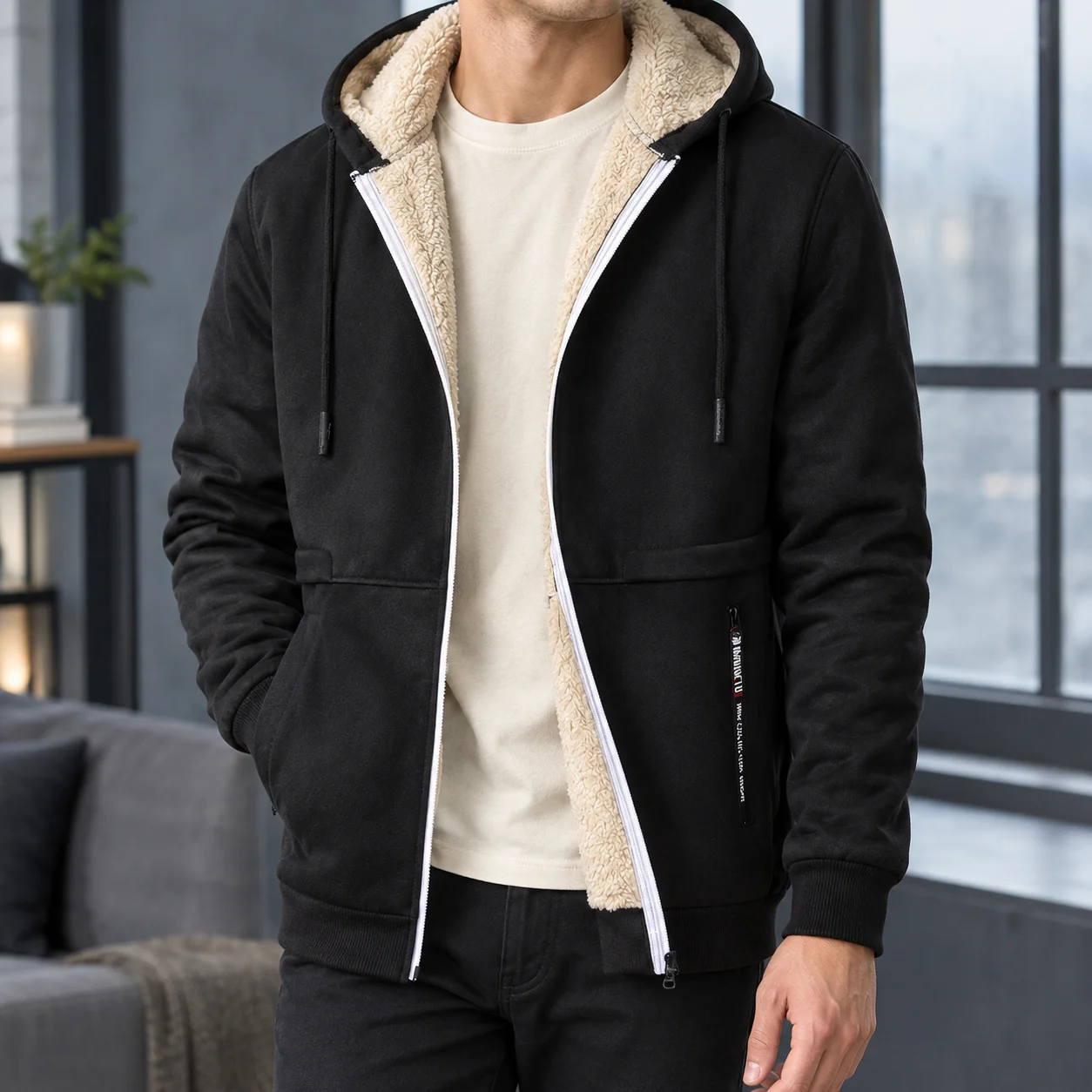 Valentin Lined Hooded Jacket