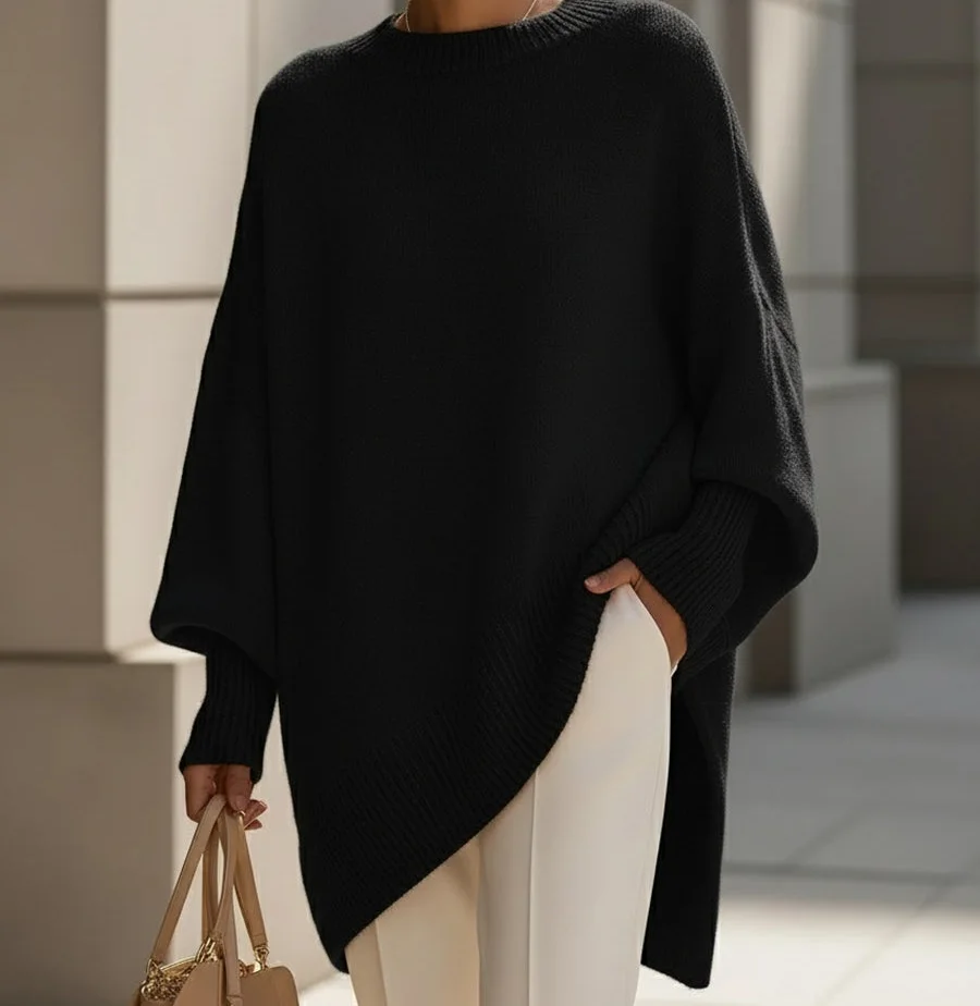 Alina Asymmetric Knit Sweater — photo 7