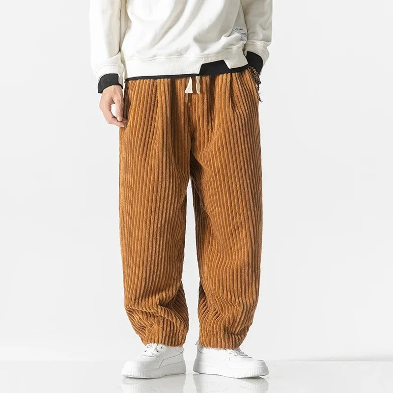 Brenton Corduroy Drawstring Pants