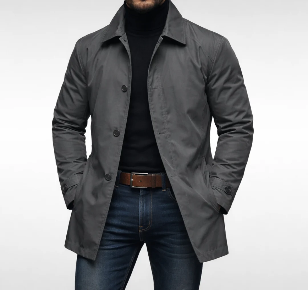 Axton Button Front Coat