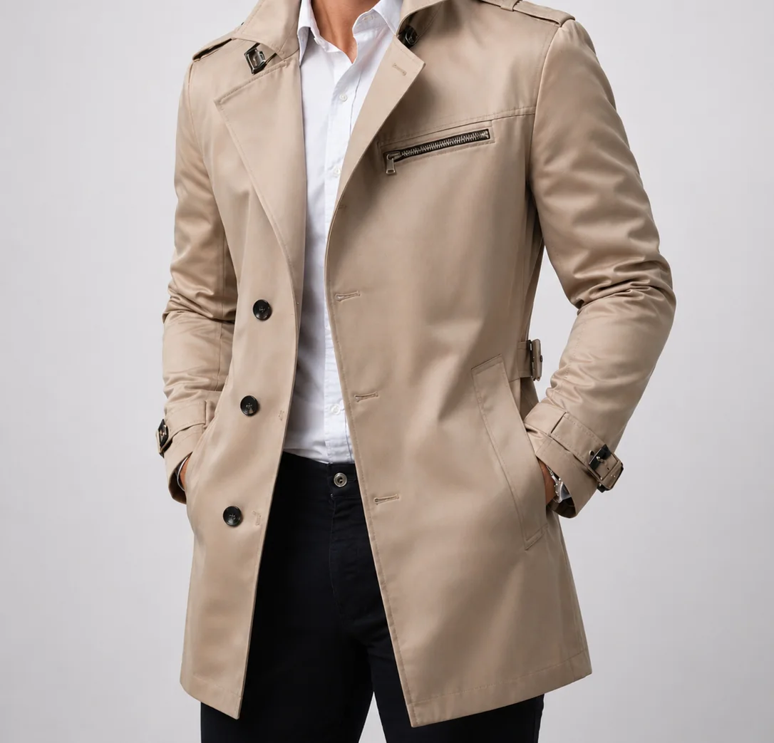 Chester Button Front Coat