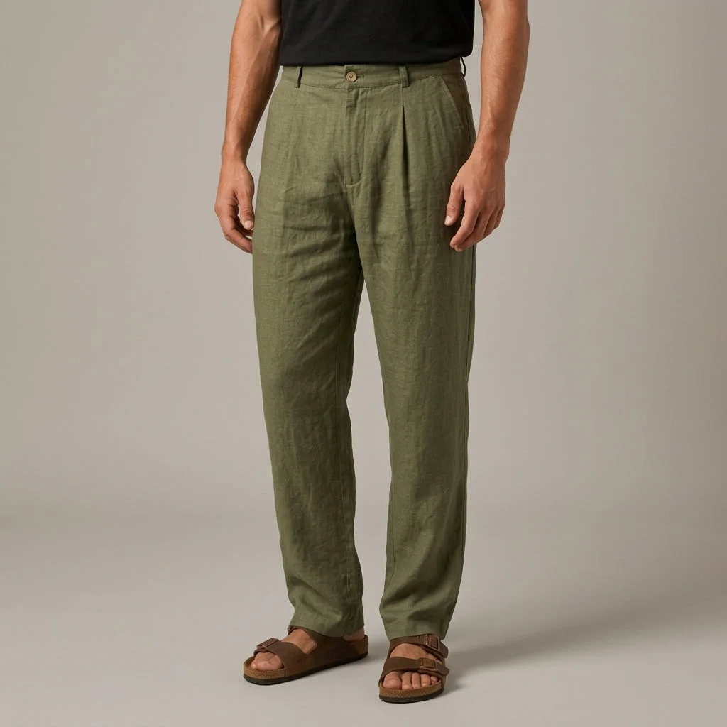 Montclair Pleated Trousers