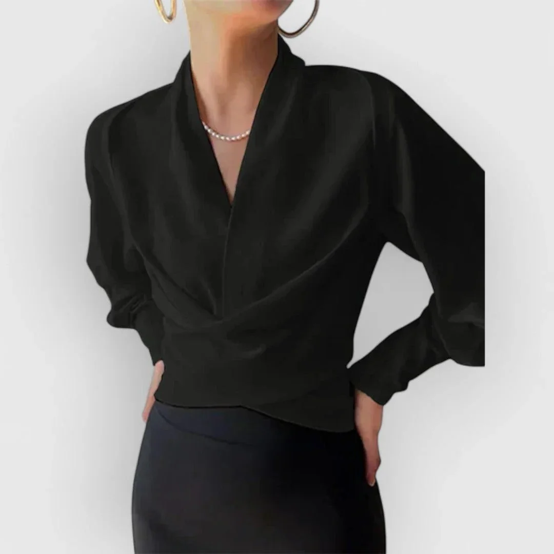 Marisol Crossover Blouse — photo 3