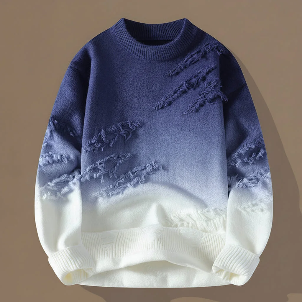 Favian Gradient Knit Sweater — photo 4
