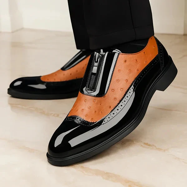 Oxford Ostrich Leather Shoes