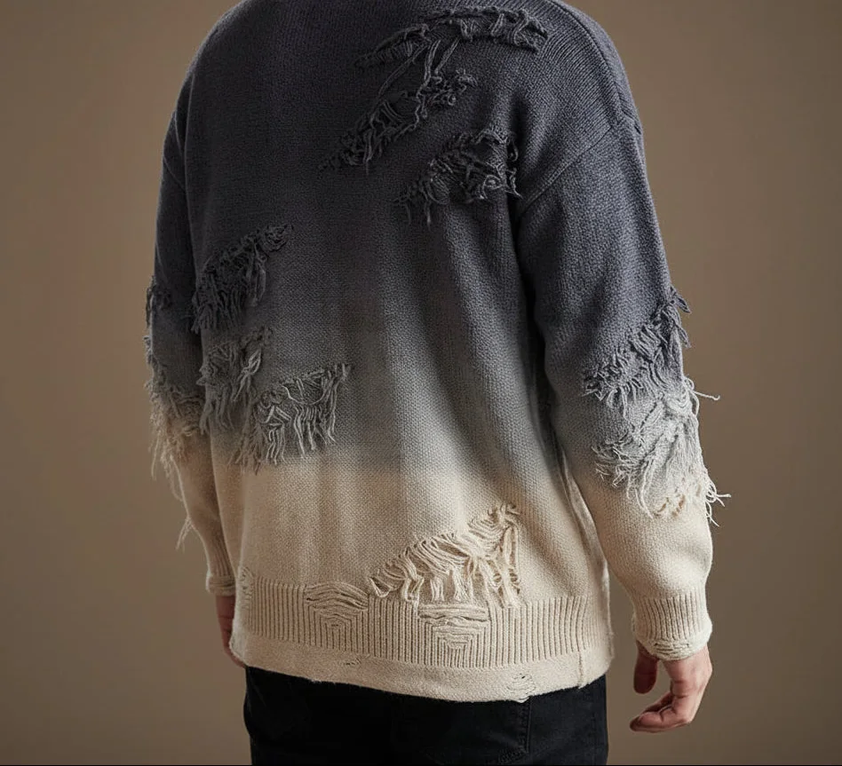 Favian Gradient Knit Sweater — photo 7
