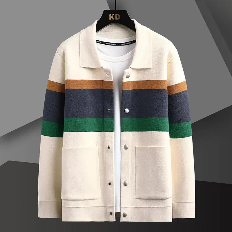 Hearthstone Striped Knit Cardigan