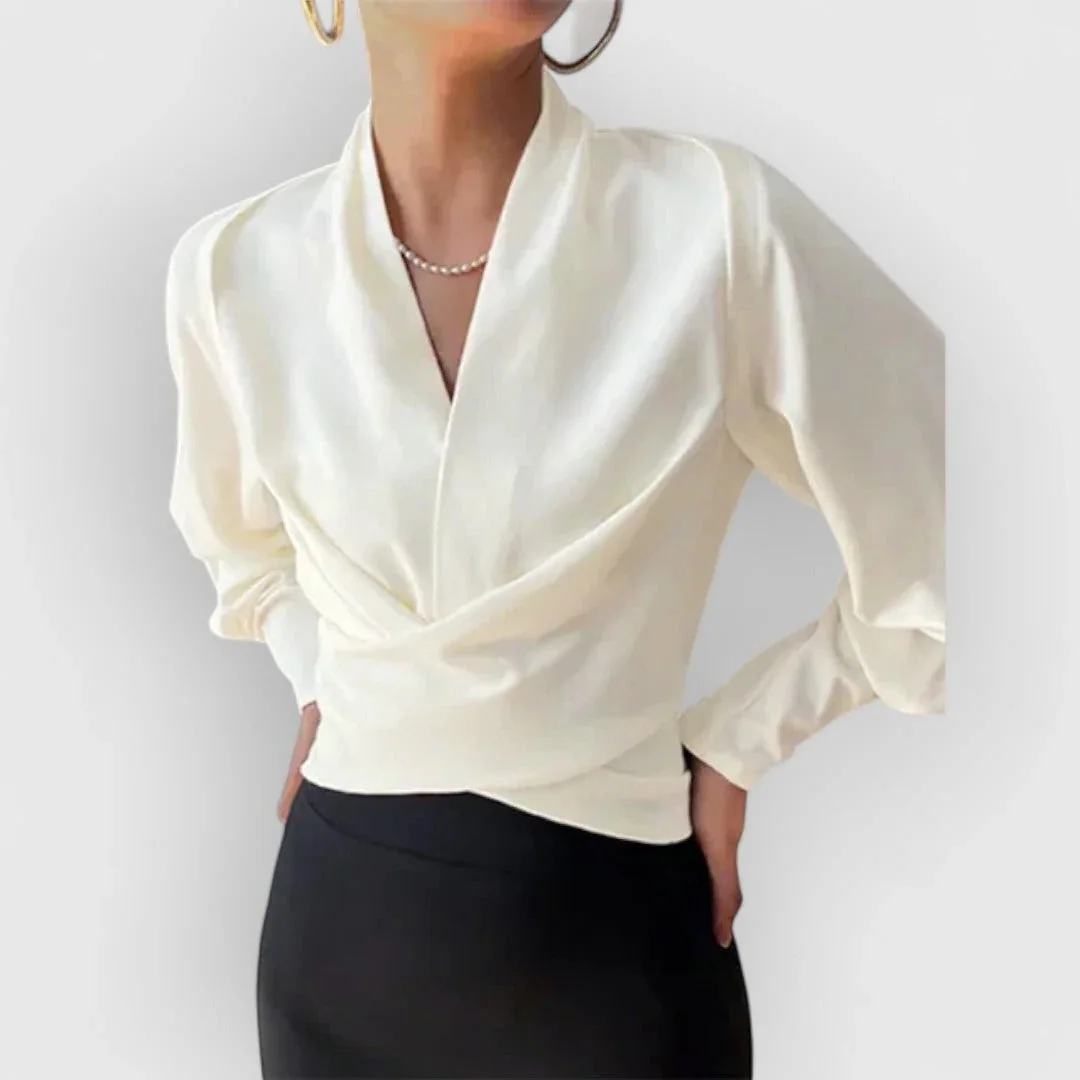 Marisol Crossover Blouse — photo 4