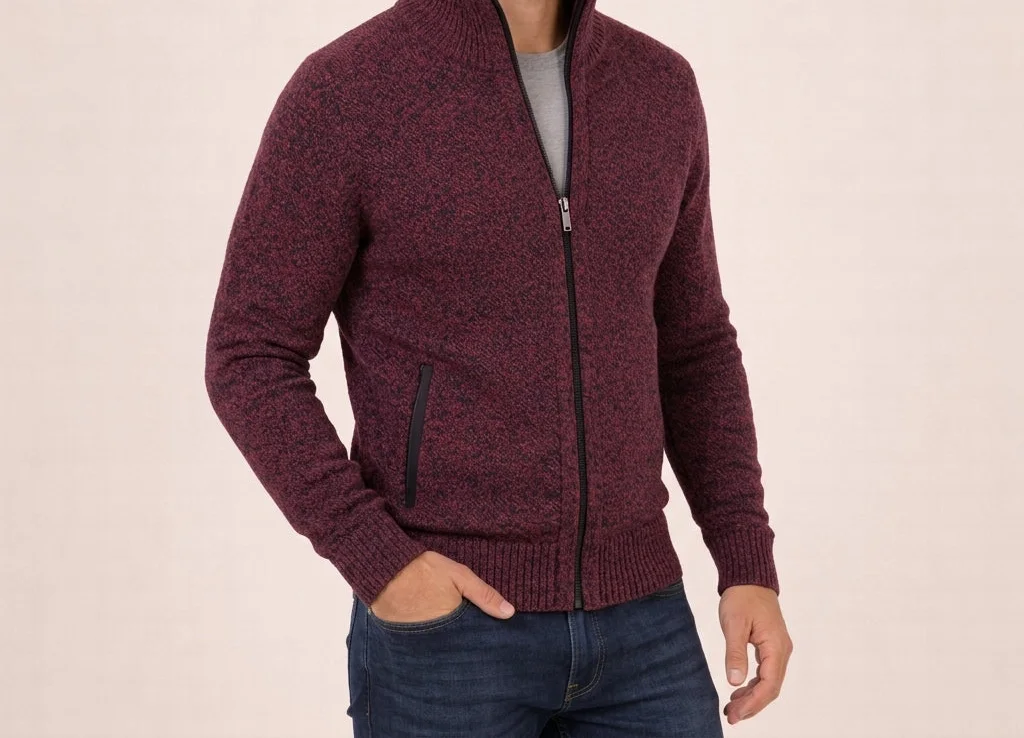 Antonino Zip Knit Jacket — photo 6