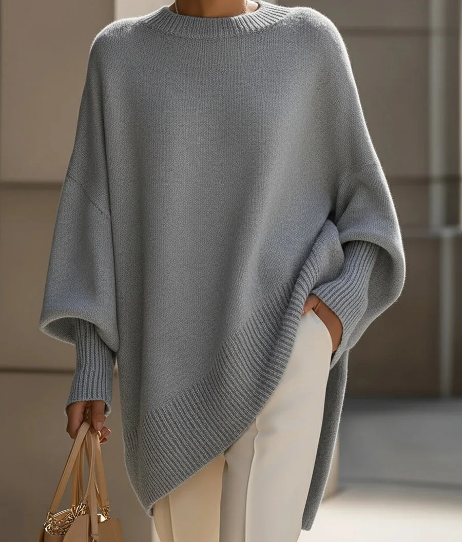 Alina Asymmetric Knit Sweater — photo 6